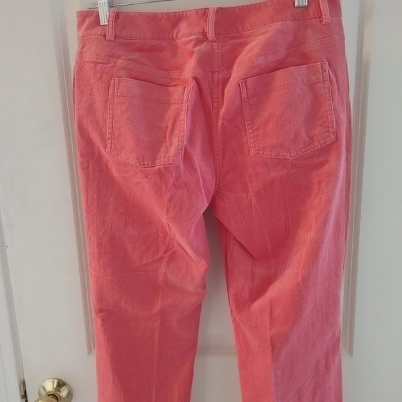 A “346" Brooks Brothers-Rose Color-Pinwale Corduroy Lucia Pant - Picture 7 of 7
